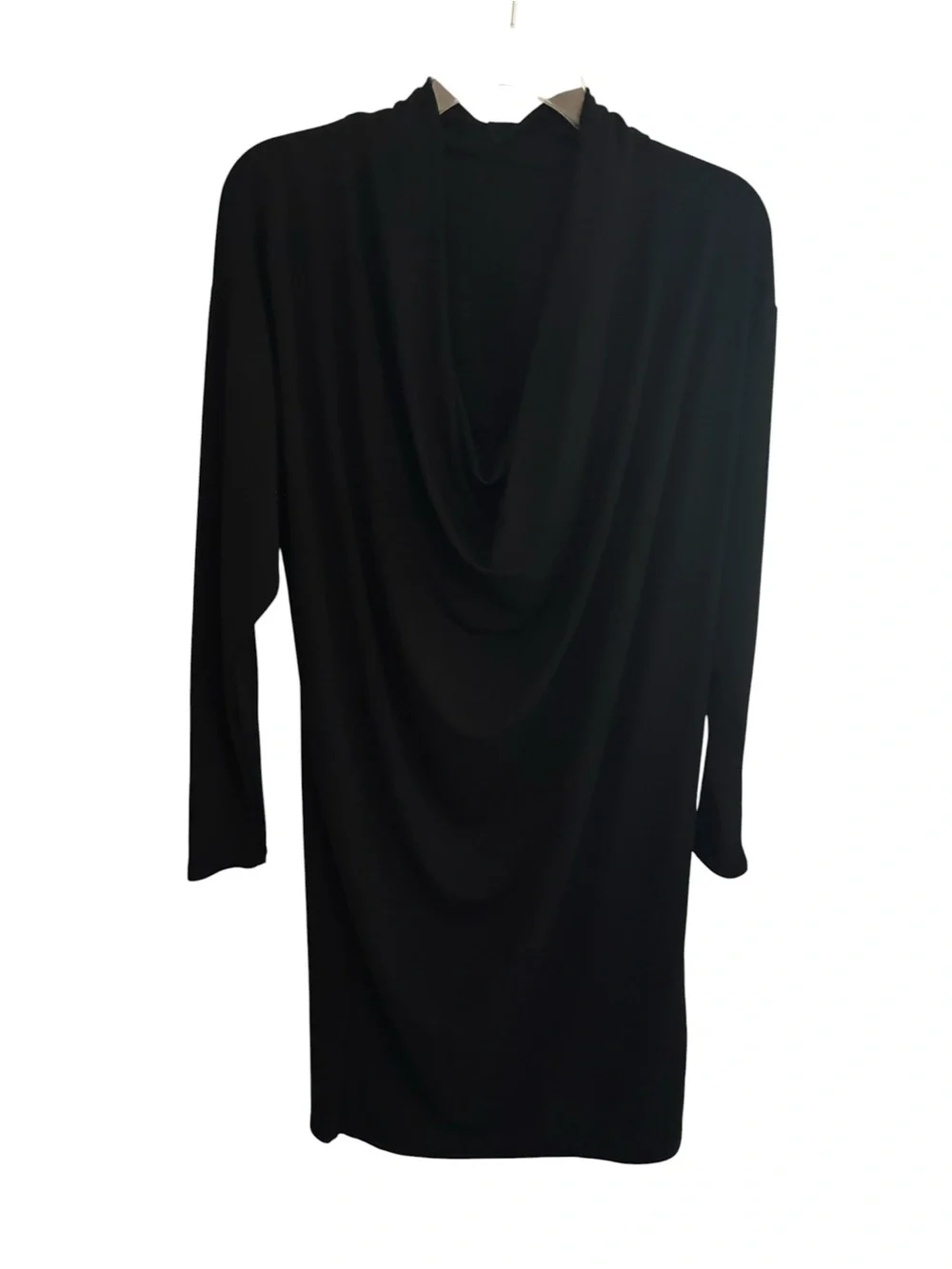 Michael Kors Draped Cowl Neck Long Sleeve Dress Size 6